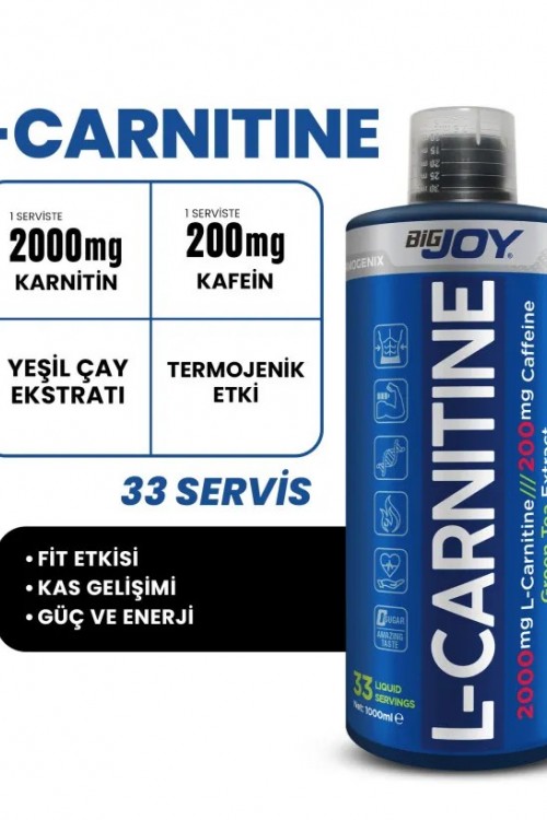 Bigjoy L-Carnitine Likit  1000ml Çilek